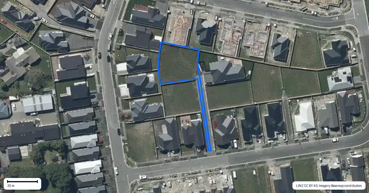 Property context map for 9 Eastman Drive, Halswell, Christchurch
