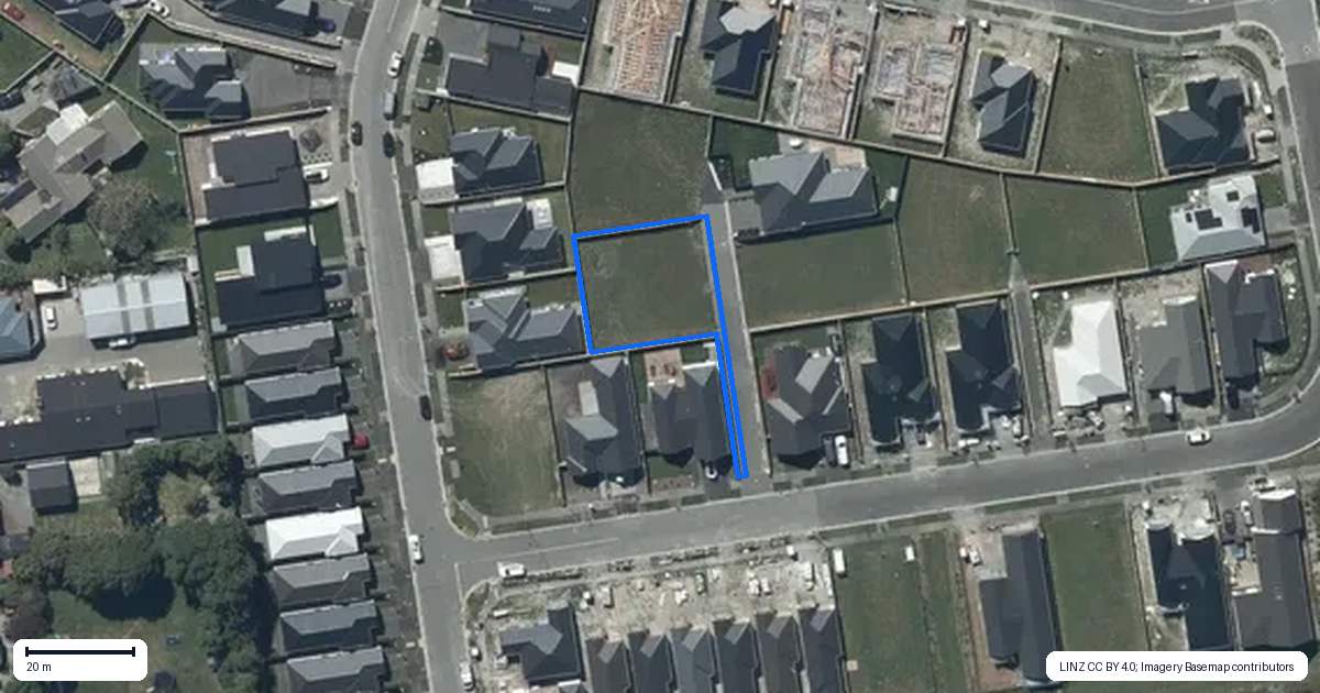 Property context map for 7 Eastman Drive, Halswell, Christchurch