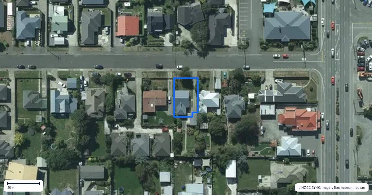 Property context map for 17C Bullar Street, Grasmere, Invercargill