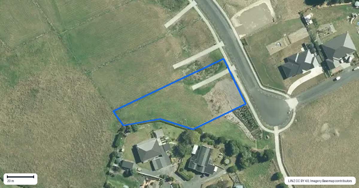 Property context map for 12 Frost Rise, Hunua