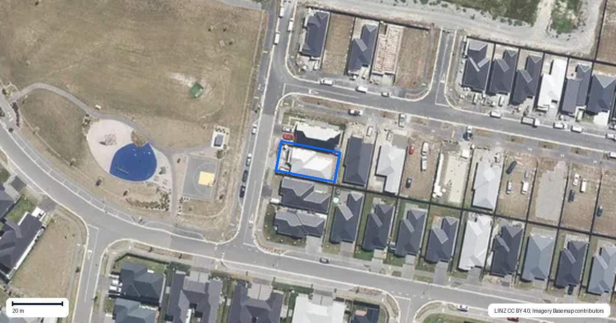 Property context map for 6 Tuuta Street, Kaiapoi