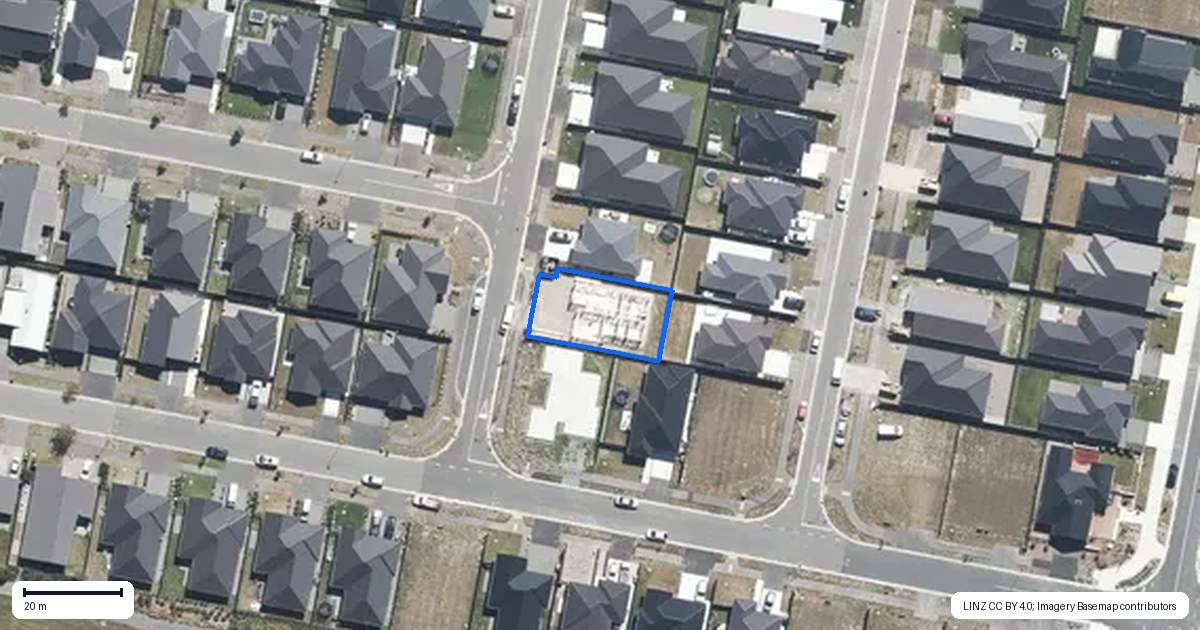 Property context map for 4 Dempsey Street, Kaiapoi
