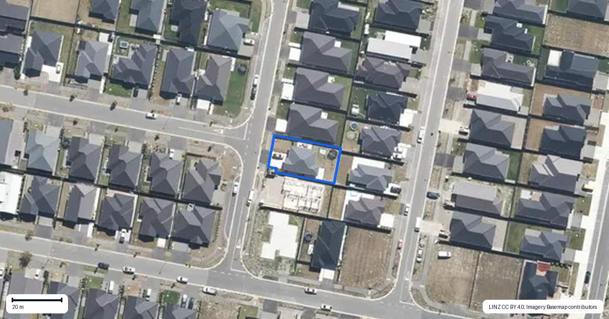 Property context map for 6 Dempsey Street, Kaiapoi