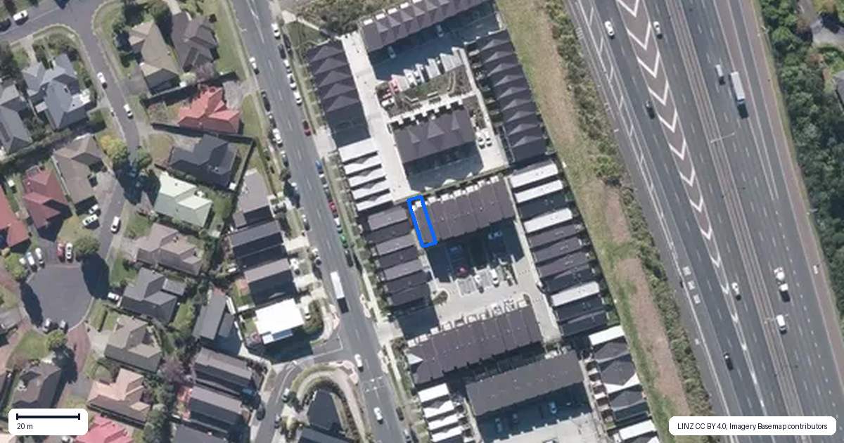 Property context map for 1/30B Westgate Drive, Westgate, Auckland