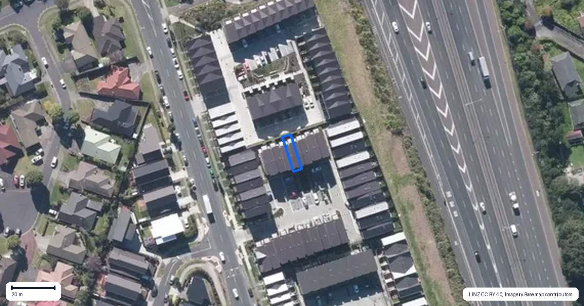 Property context map for 4/30B Westgate Drive, Westgate, Auckland
