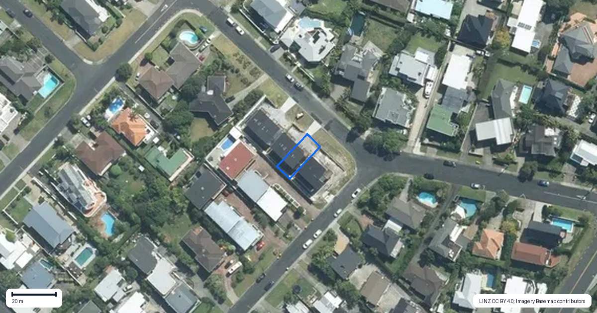 Property context map for 4B Rahopara Street, Castor Bay, Auckland