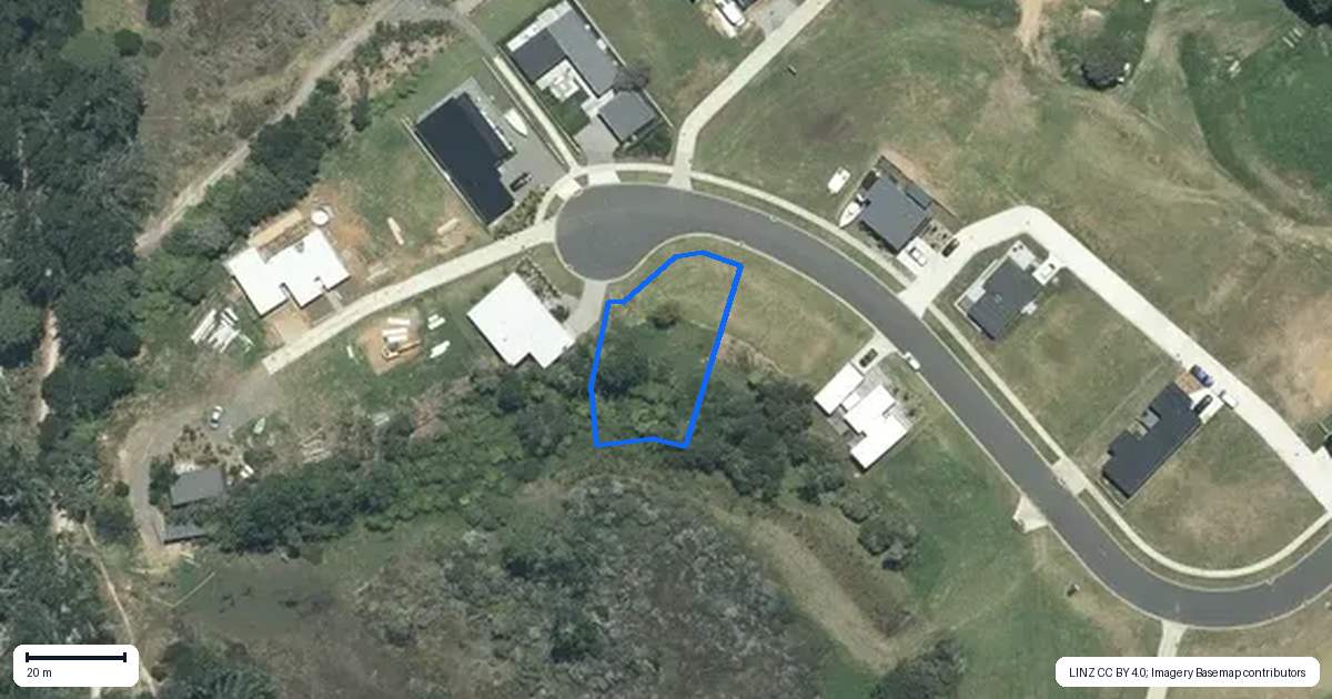 Property context map for 31 North Ridge Drive, Pauanui