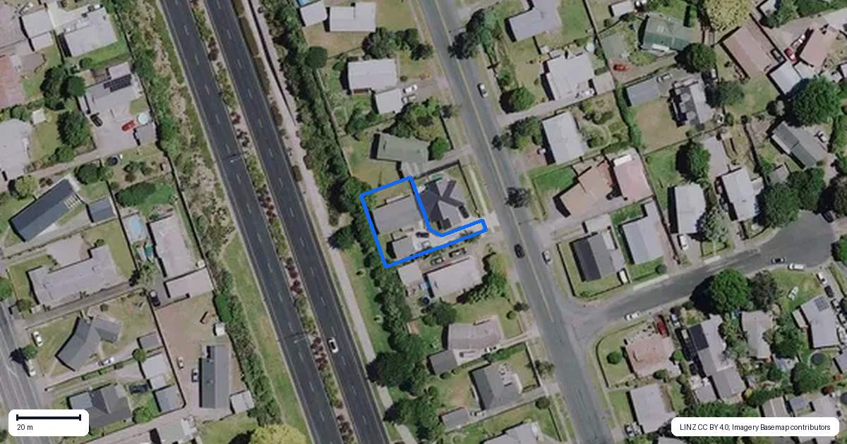 Property context map for 2/83 Fairview Street, Chartwell, Hamilton