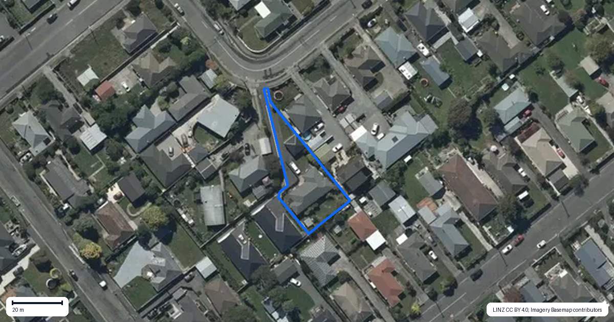 Property context map for 53 Dalkeith Street, Hoon Hay, Christchurch