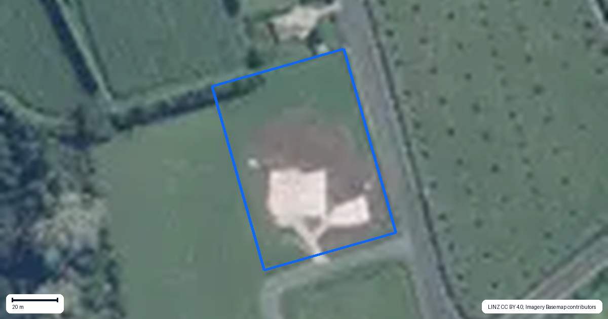 Property context map for 1048A Oropi Road, Oropi