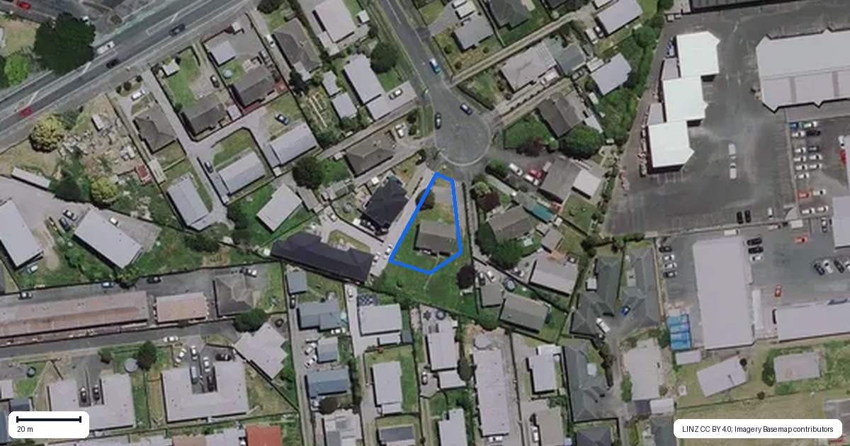 Property context map for 5 Hawk Street, Frankton, Hamilton