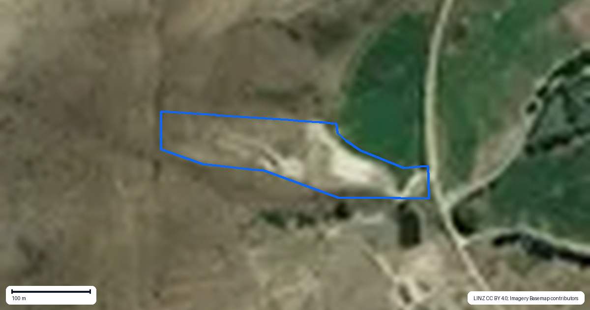 Property context map for 178 Hawksburn Road, Nevis, Cromwell