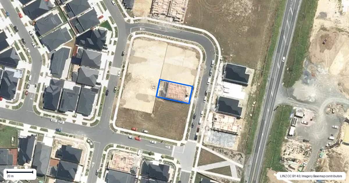 Property context map for 8 Knockanara Drive, Flat Bush, Auckland