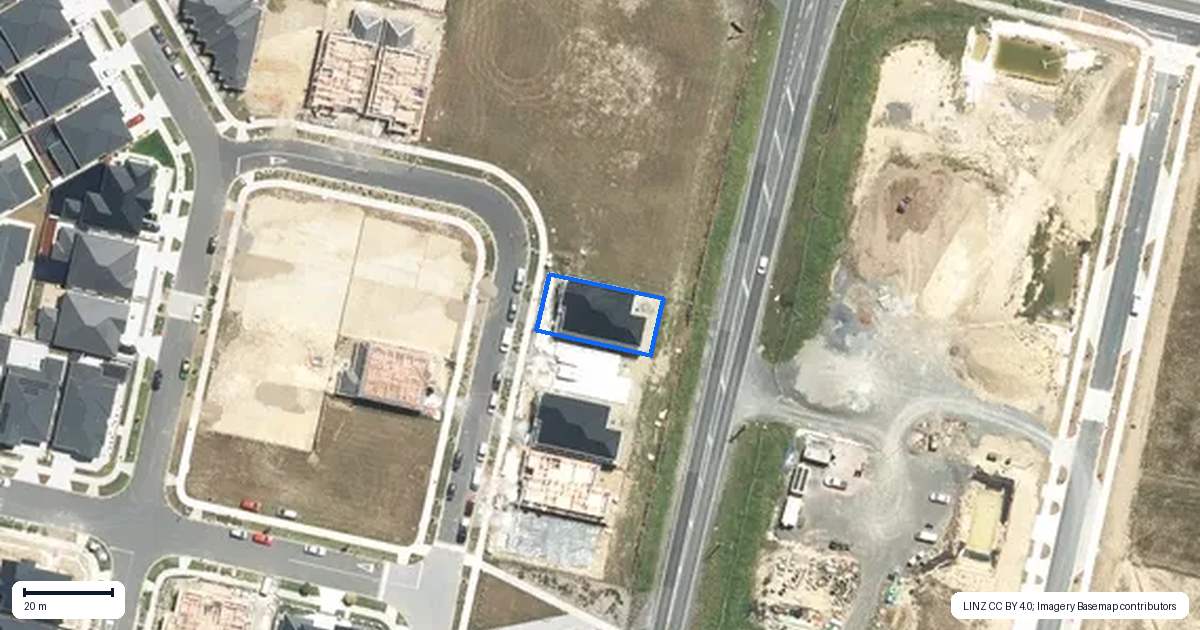 Property context map for 19 Knockanara Drive, Flat Bush, Auckland