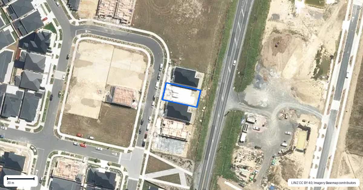 Property context map for 21 Knockanara Drive, Flat Bush, Auckland