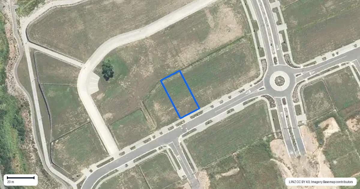 Property context map for 23 Tirikatene Avenue, Paerata, Pukekohe