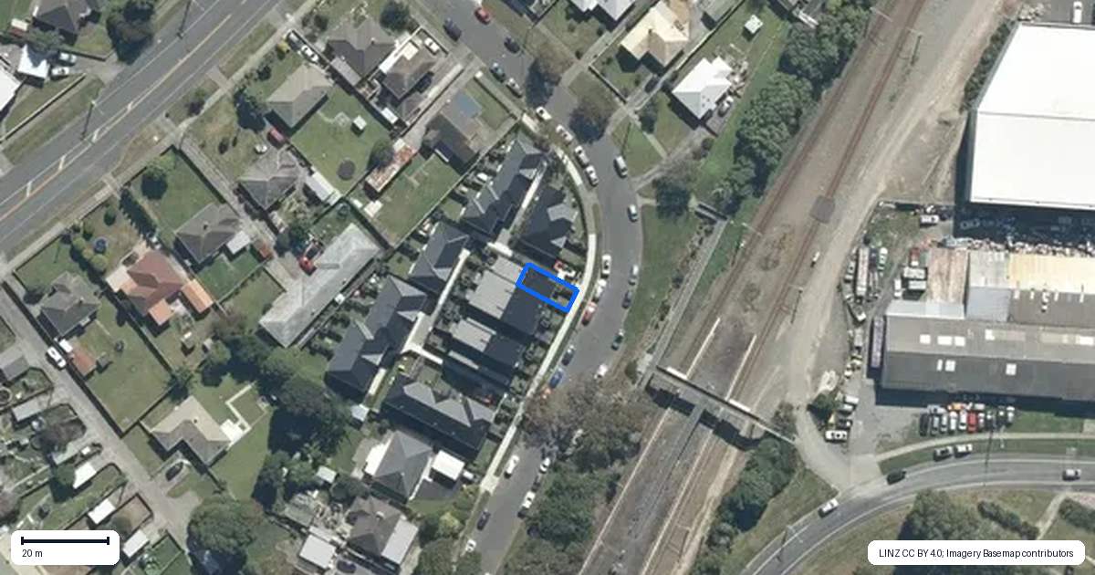 Property context map for 1/10 Rainey Grove, Taita, Lower Hutt