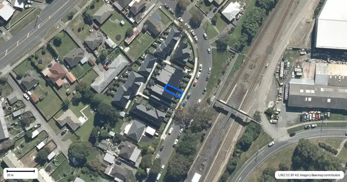 Property context map for 4/10 Rainey Grove, Taita, Lower Hutt