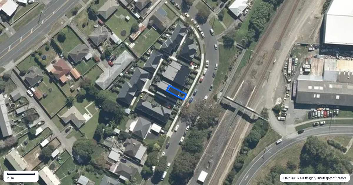 Property context map for 5/10 Rainey Grove, Taita, Lower Hutt