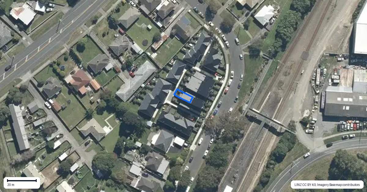 Property context map for 11/10 Rainey Grove, Taita, Lower Hutt