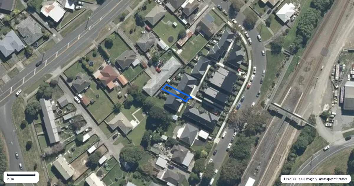 Property context map for 7/12 Rainey Grove, Taita, Lower Hutt