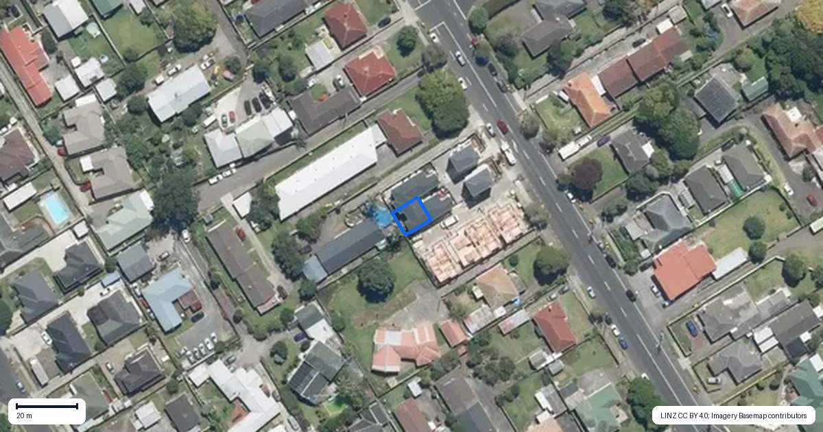 Property context map for 6/17 Huia Road, Papatoetoe, Auckland
