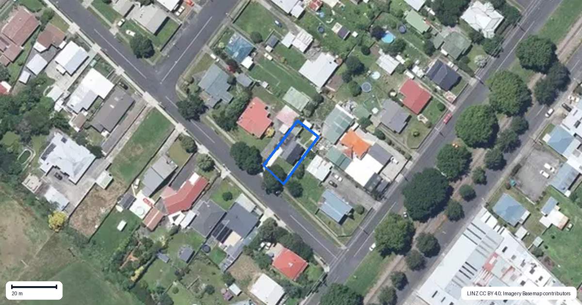 Property context map for 4 Terrace Street, Aramoho, Whanganui