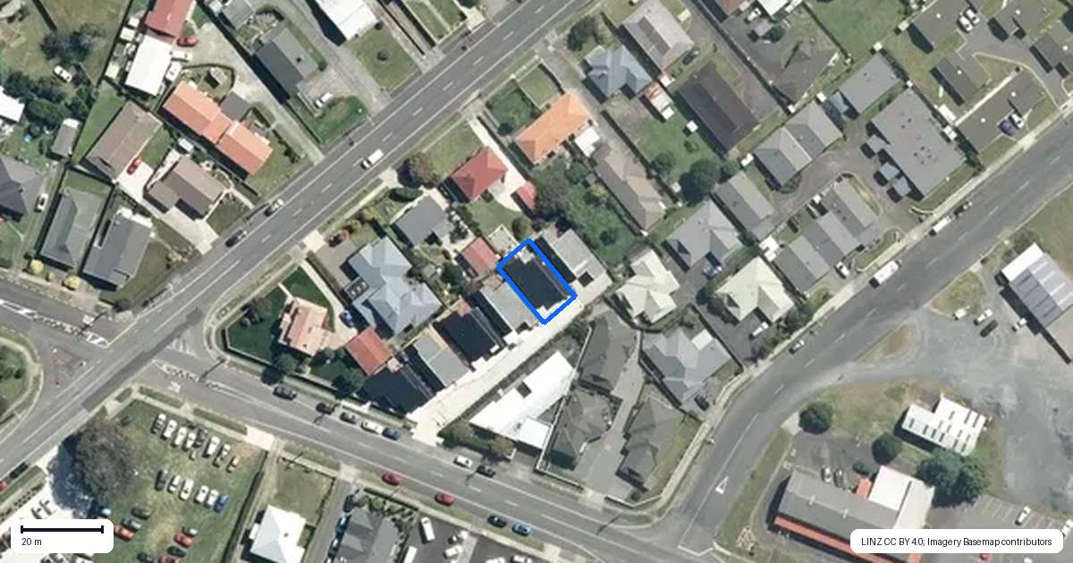 Property context map for 5/382 Mahoe Street, Te Awamutu