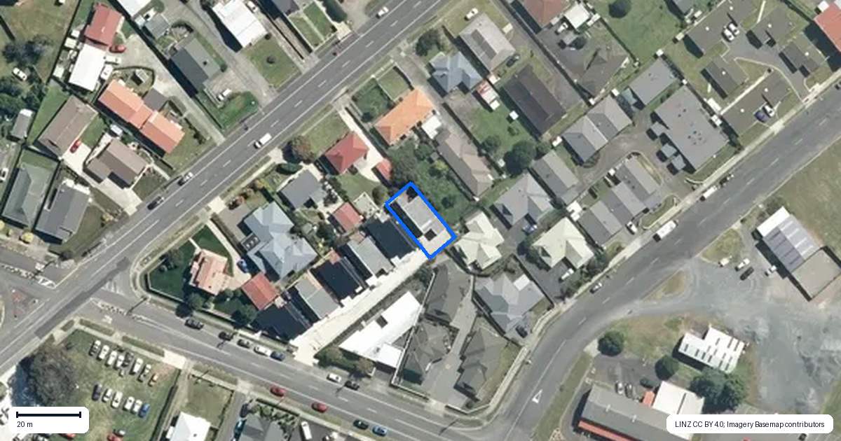 Property context map for 6/382 Mahoe Street, Te Awamutu