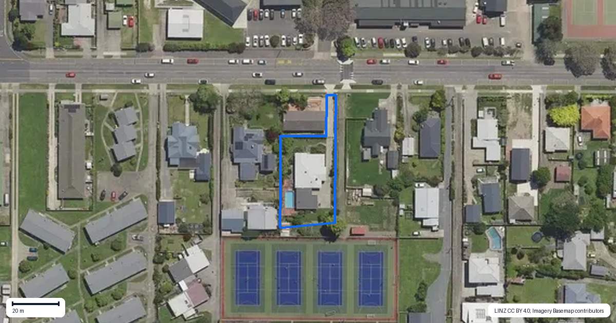 Property context map for 57 Goulstone Road, Whakatane