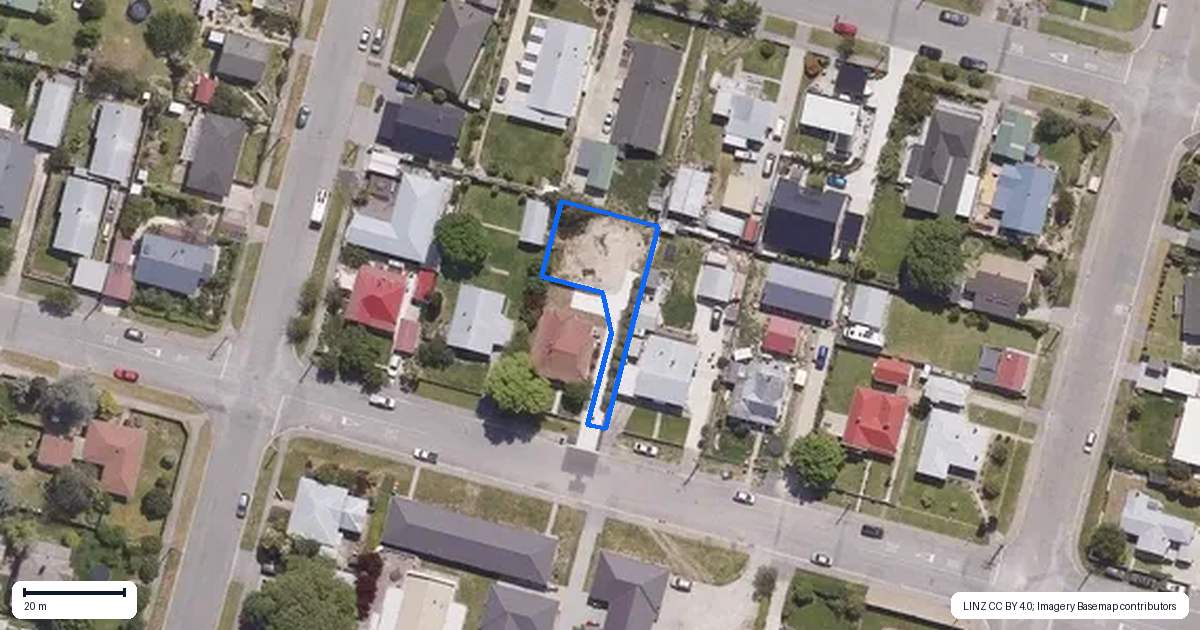 Property context map for 23A Ray Street, Cromwell