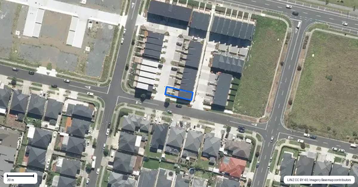 Property context map for 1 Papa Takaro Lane, Flat Bush, Auckland