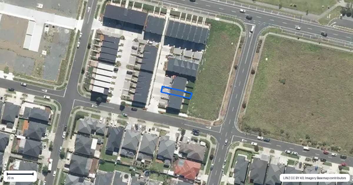 Property context map for 5 Kaikape Lane, Flat Bush, Auckland