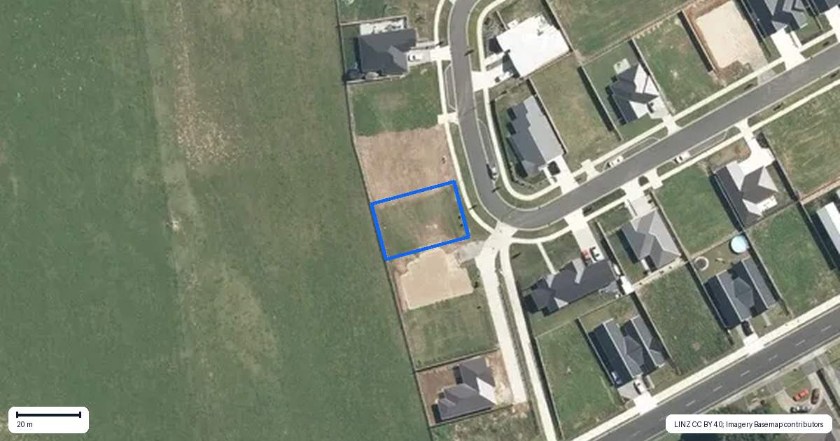 Property context map for 330 Korimako Drive, Te Awamutu
