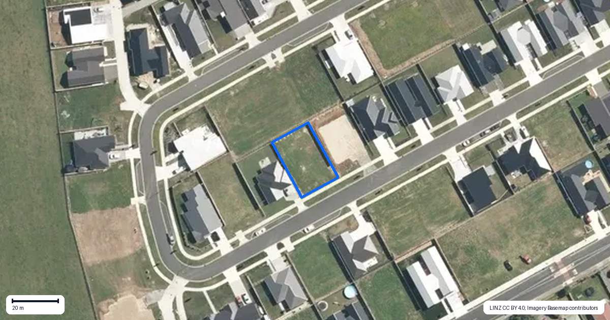 Property context map for 415 Korimako Drive, Te Awamutu
