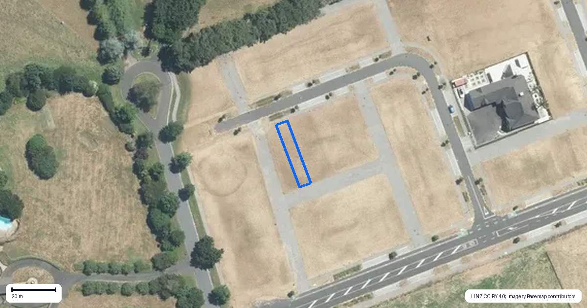 Property context map for 30 Yellow Pear Lane, Karaka, Papakura