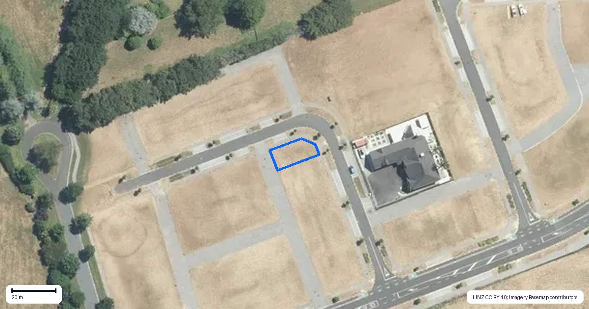 Property context map for 16 Yellow Pear Lane, Karaka, Papakura