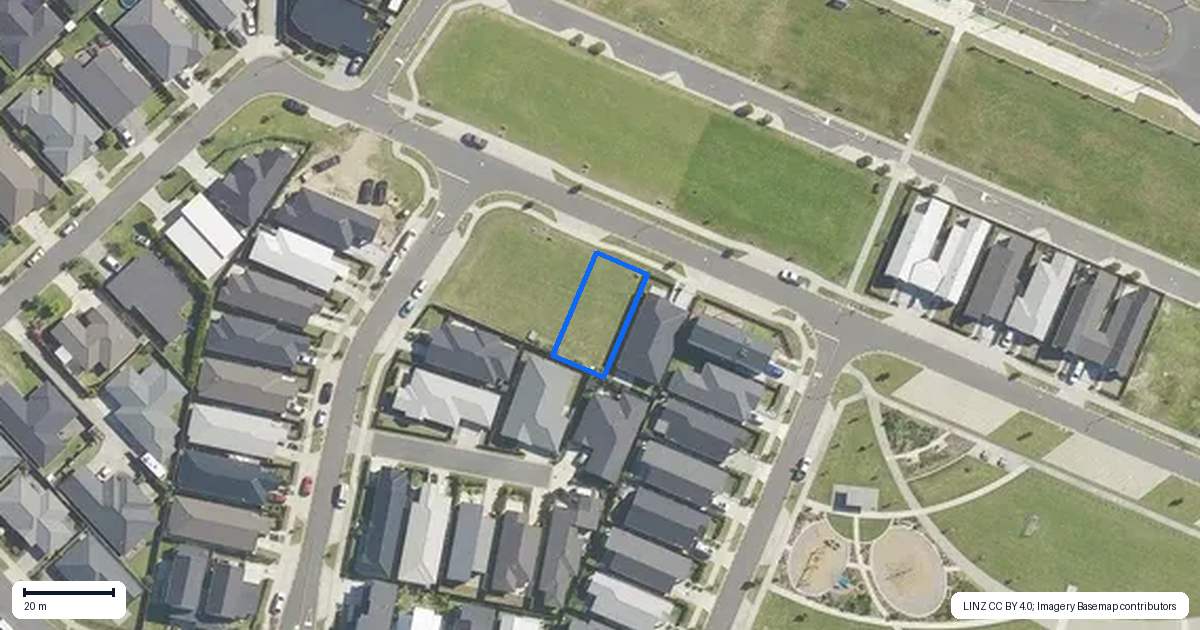 Property context map for 32 Monaro Place, Papamoa