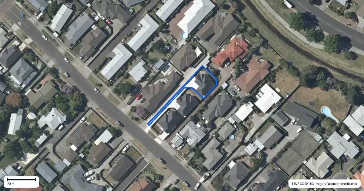 Property context map for 3/52 Park Road, Greenmeadows, Napier