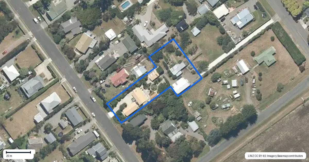 Property context map for 86 Dublin Street, Martinborough