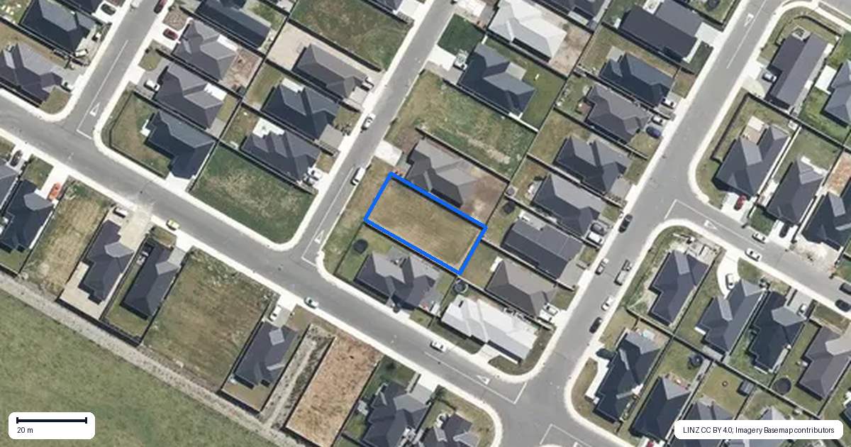 Property context map for 4 Weaver Street, Woodend