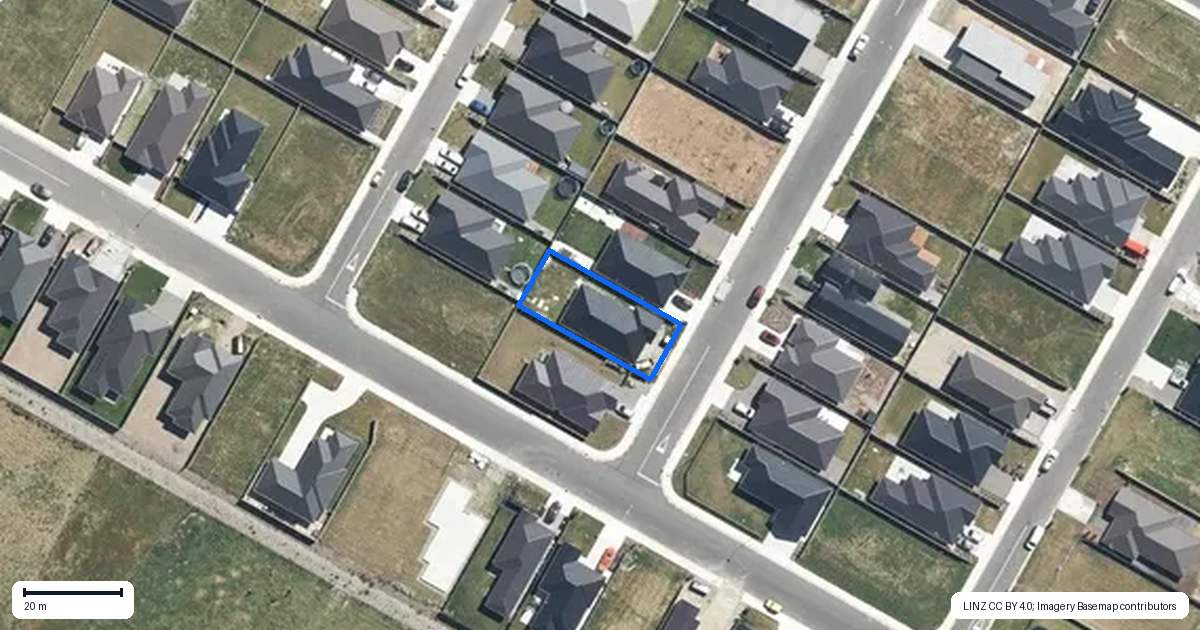 Property context map for 3 Cousins Street, Woodend