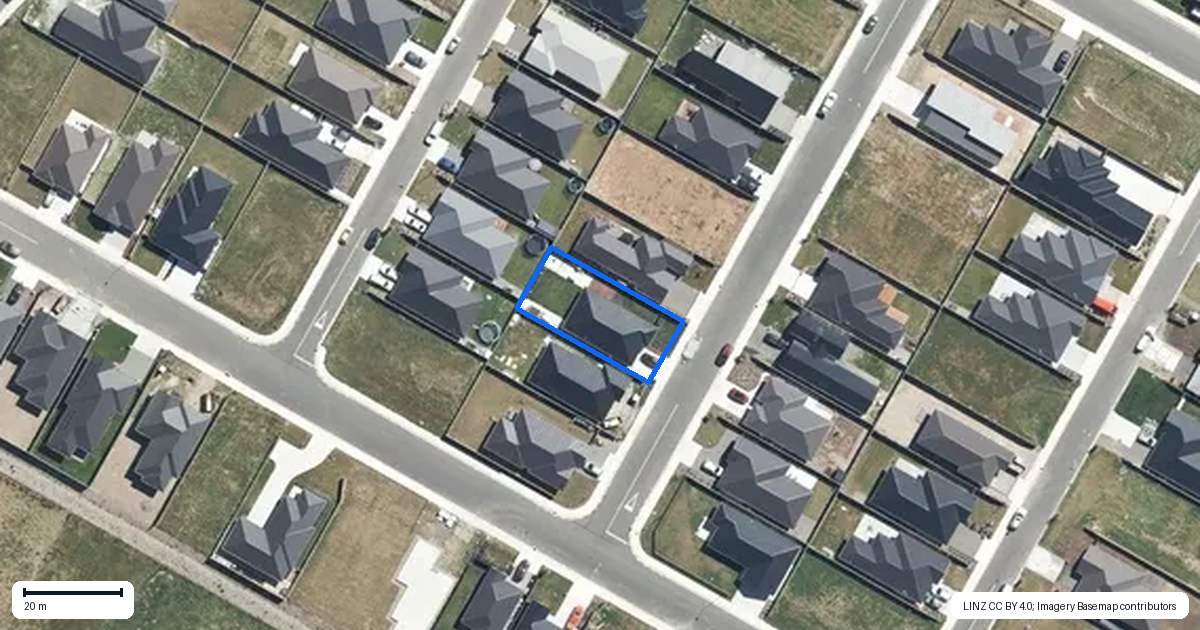 Property context map for 5 Cousins Street, Woodend