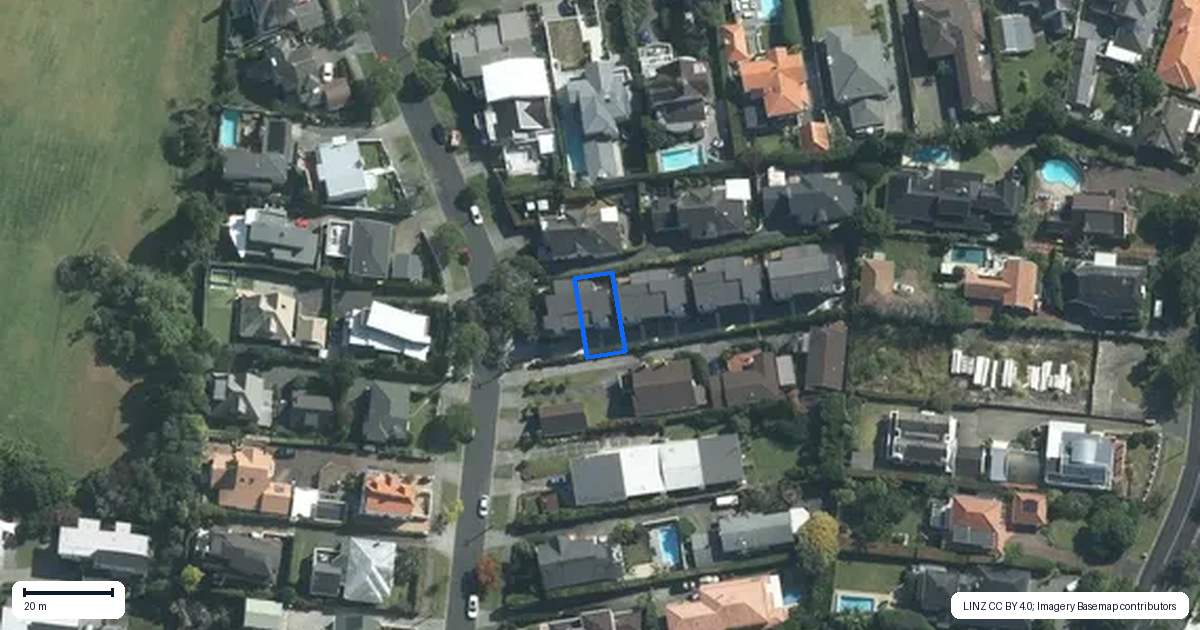 Property context map for 2/64 Atkin Avenue, Mission Bay, Auckland