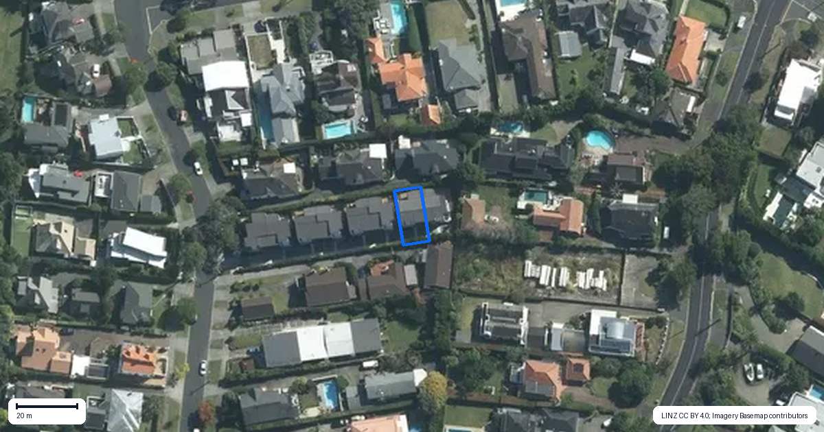 Property context map for 7/64 Atkin Avenue, Mission Bay, Auckland