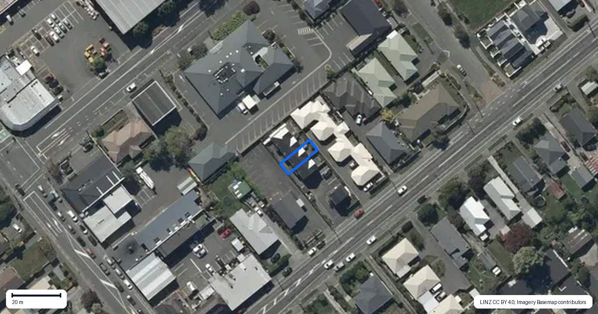 Property context map for 3/9 Milton Street, Somerfield, Christchurch