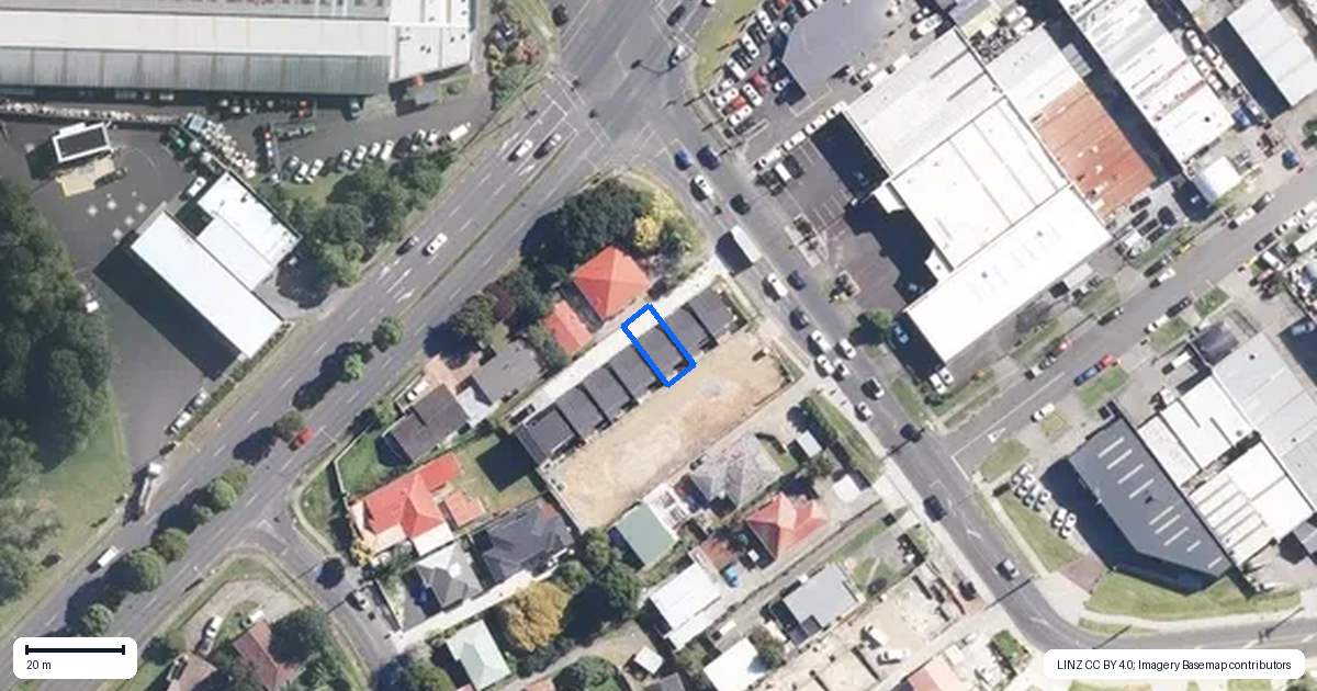Property context map for 3/26 Binsted Road, New Lynn, Auckland