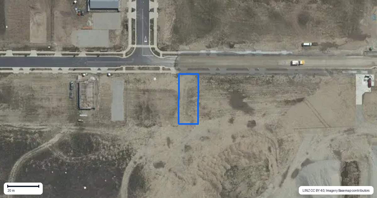 Property context map for 95 Burdon Loop, Lake Hawea