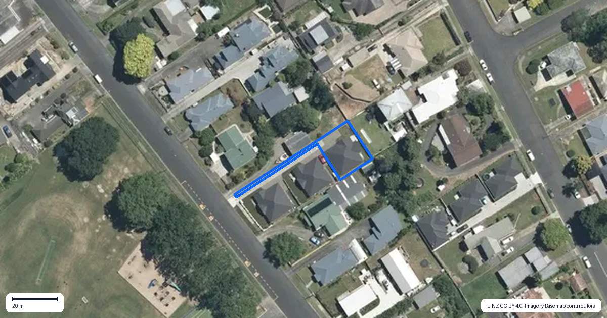 Property context map for 14C Victoria Avenue, Morrinsville