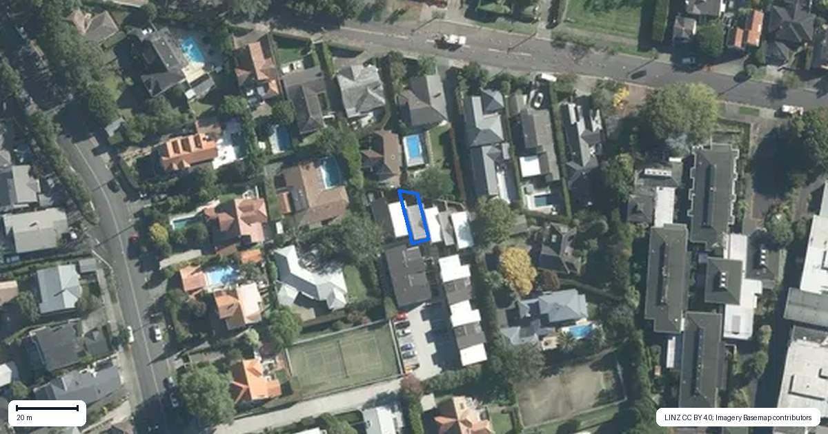 Property context map for 7/37 Upland Road, Remuera, Auckland
